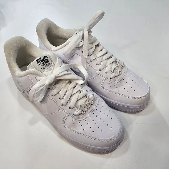 Nike Air Force 1 '07 Sneaker in White, Multi Color, & Black - Picture 2 of 10